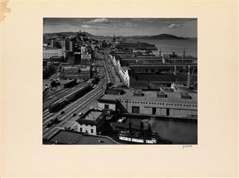 MAX YAVNO (1921-1985) A suite of 5 large photographs of San Francisco.